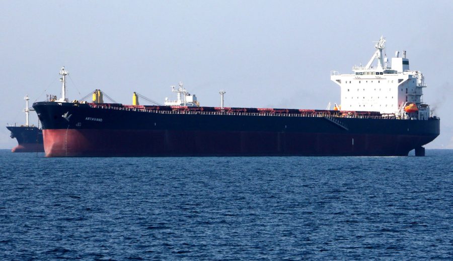 Iran Oil Tankers Transit Strait of Hormuz US Permit