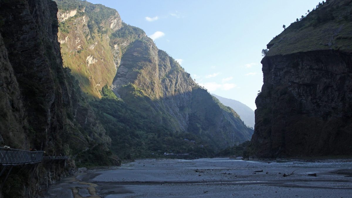 Floods in Nepal’s Gorkha District Strand More Than 100 Foreign Trekkers